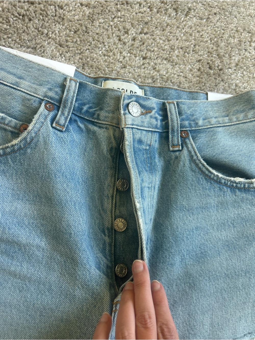 AGOLDE Ridley High Rise Shorts - Picture 4 of 8